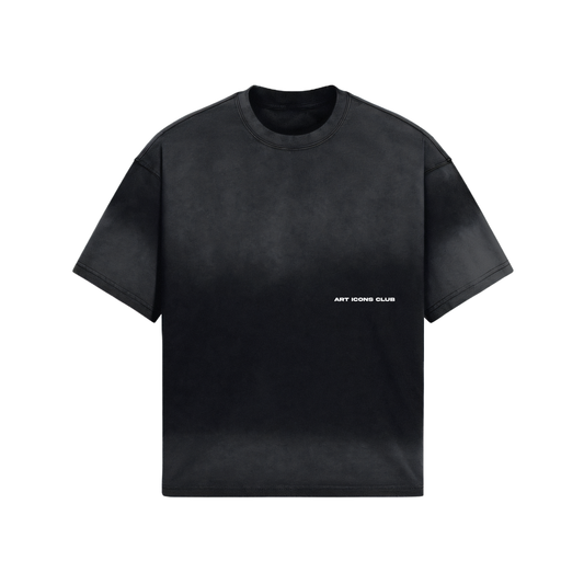 AIC ULTRA BASICS BOXY TEE WASHED BLACK