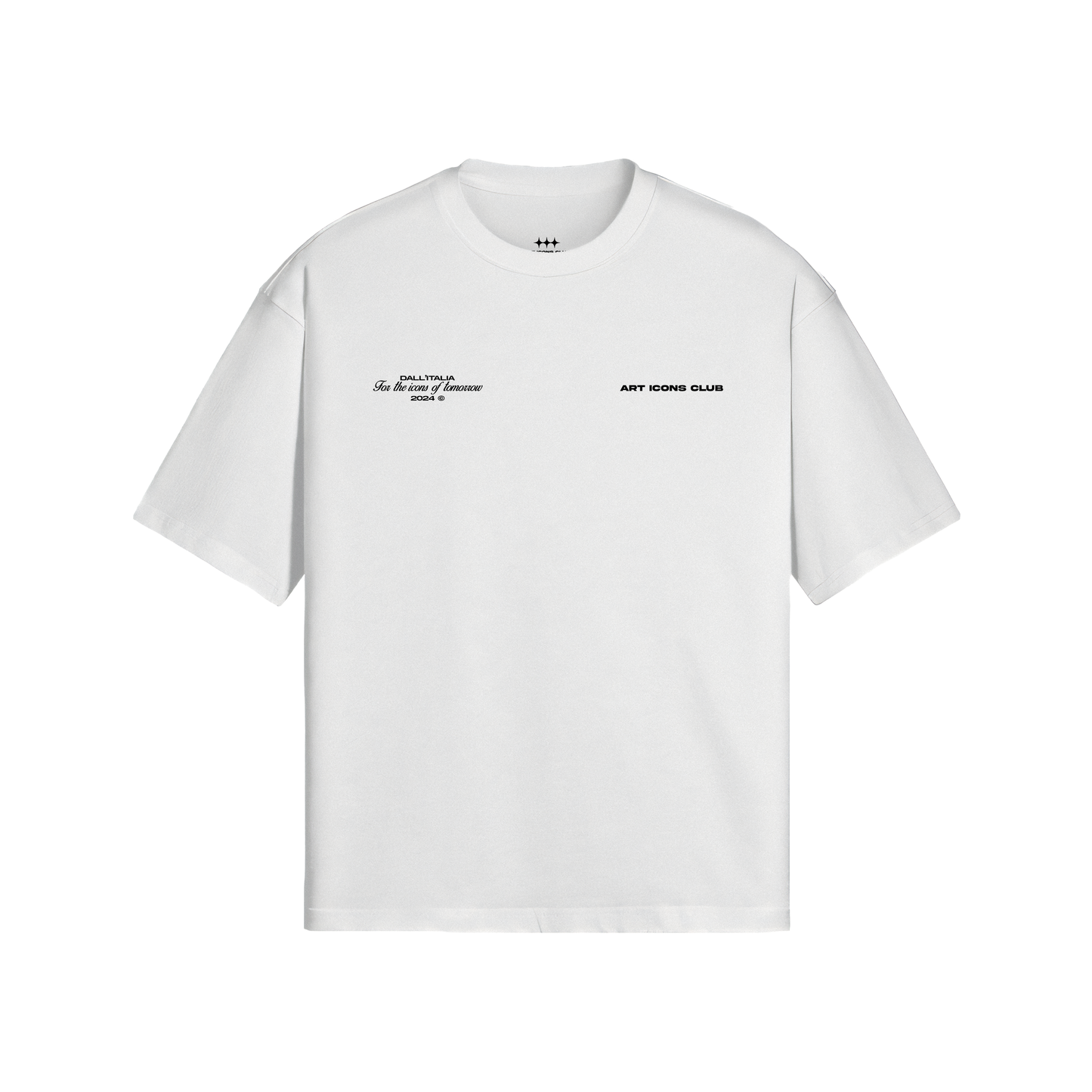 IAF BLOWN GRAPHIC BOXY TEE WHITE