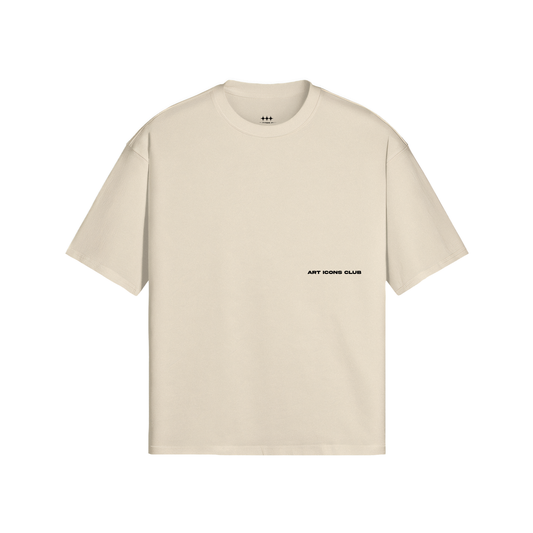 AIC ULTRA BASICS BOXY TEE APRICOT