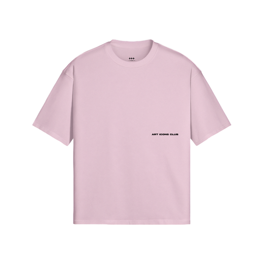 AIC ULTRA BASICS BOXY TEE LIGHT PINK