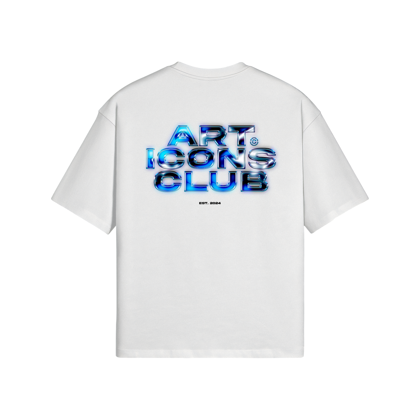 AIC BLOWN GRAPHIC BOXY TEE WHITE