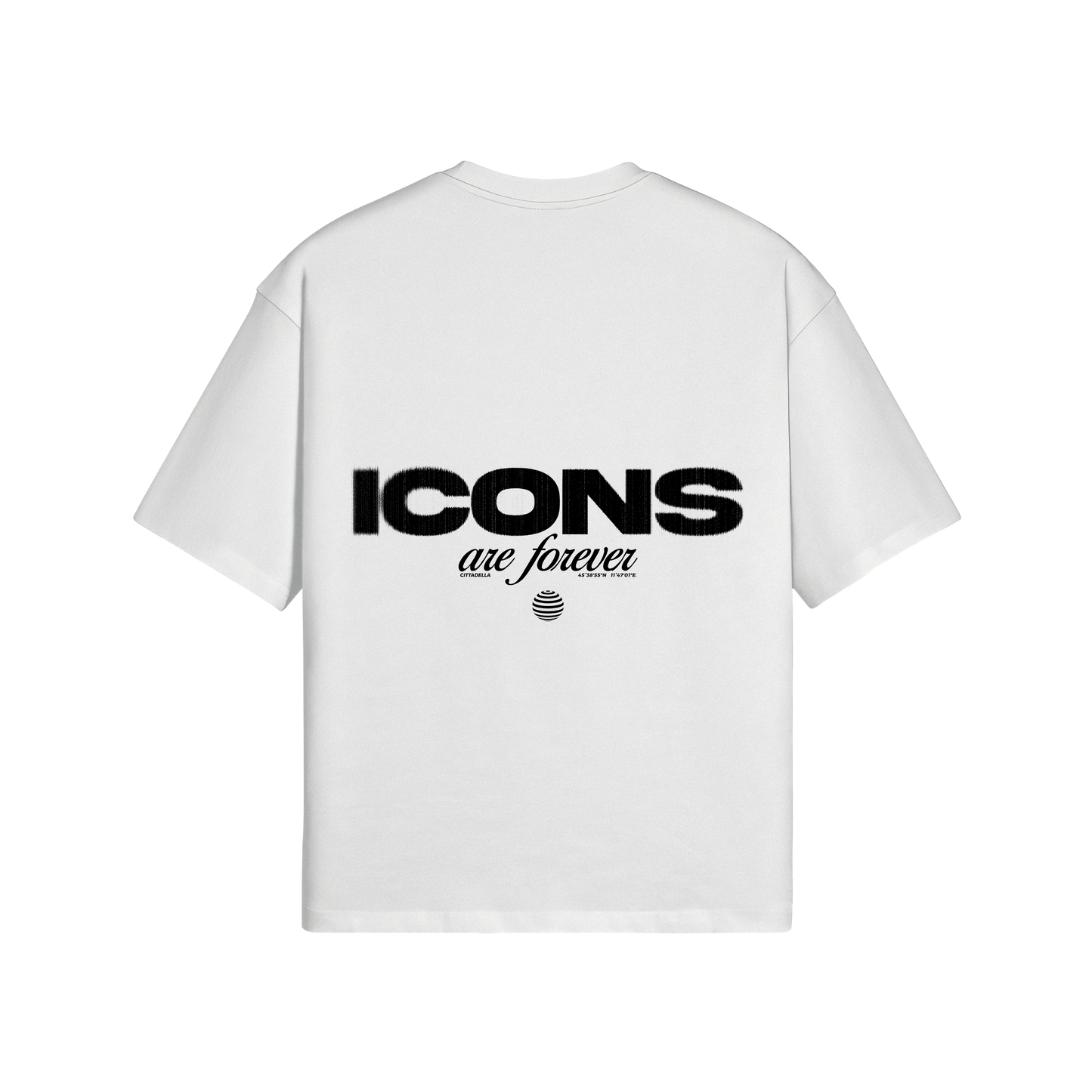 IAF BLOWN GRAPHIC BOXY TEE WHITE