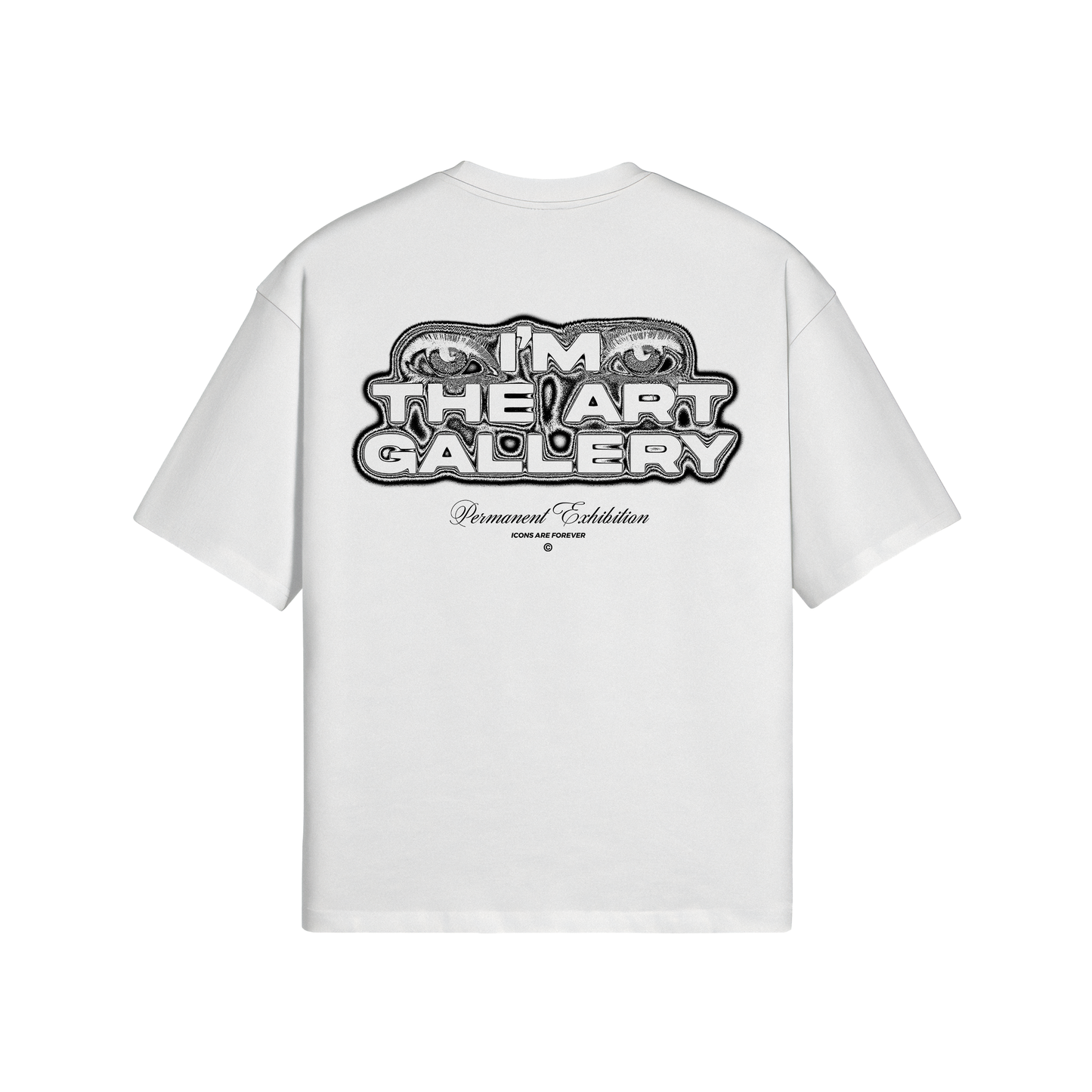 ITAG BLOWN GRAPHIC BOXY TEE WHITE